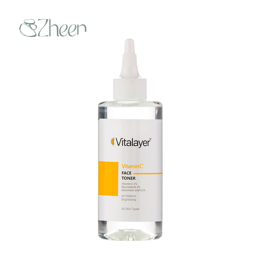 تونر ویتامین سی ویتالیر مناسب انواع پوست 200 حجم میلی لیتر